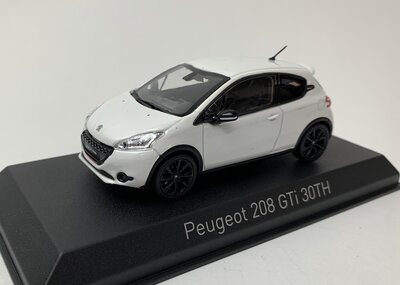 Norev 1:43 Peugeot 208 GTi 30th 2014 - Pearl White