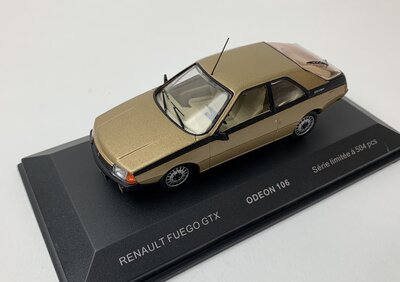 Odeon 1:43 Renault Fuego GTX 1985 beige metallic