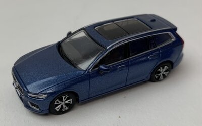 Premium Classixxs 1:87 Volvo V60 blauw metallic 2019