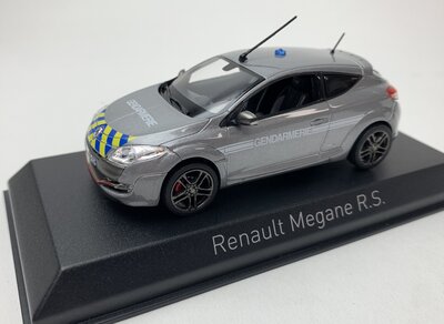 Norev 1:43 Renault Megane R.S. 2010 Gendarmerie Silver