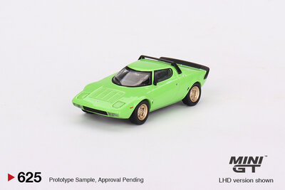 Mini GT 1:64 Lancia Stratos HF Stradale Verde Chiaro LHD