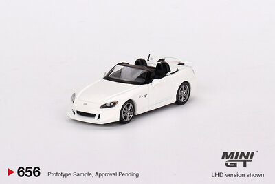 Mini GT 1:64 Honda S2000 (AP2) CR, grand prix white LHD