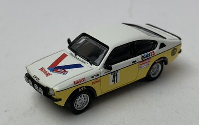 Brekina 1:87 Opel Kadett C GT/E, No.41, Hunsruck Rallye, 1979