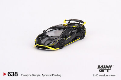 Mini GT 1:64 Lamborghini Huracán STO Nero Noctis LHD