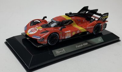 Bburago 1:43 Ferrari 499P No 51 Calado / Giovinazzi / Pier Guidi PIER GUIDI Winner 24H Le Mans 2023