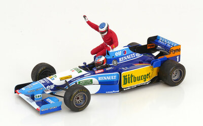 Minichamps 1:18 Benetton Renault B195 no 1 Michael Schumacher met Alesi 1995