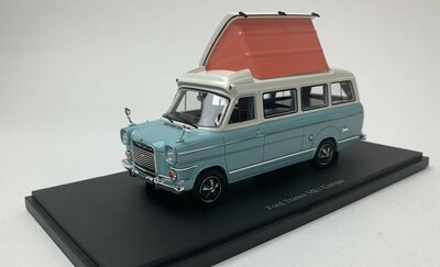 Autocult 1:43 Ford Transit MK1 Camper, light blue - (Germany 1973), limited 333 pcs