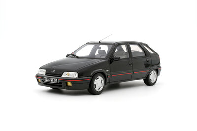 Otto Mobile 1:18 Citroen ZX Volcane 1.9i (5 Doors) 1991 Noir Onyx. Levering 09-2024