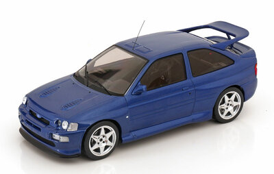 IXO 1:18 Ford Escort RS Cosworth 1996 blauw metallic - Ready to Race