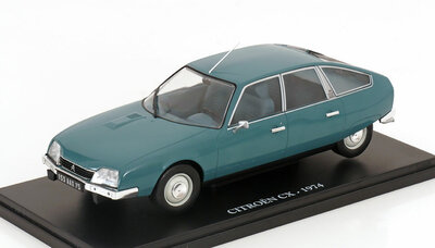 Atlas 1:24 Citroen CX blauw groen 1974 in blister verpakking