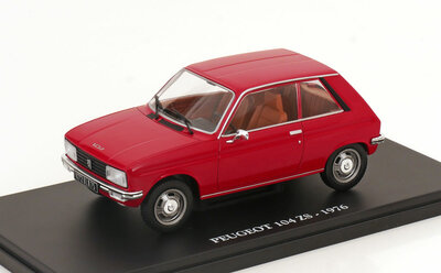 Atlas 1:24 Peugeot 104 ZS 1976 rood in blister verpakking