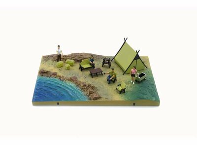 BM Creations 1:64 Diorama City Camp Side green Version