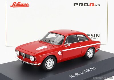 Schuco 1:43 Alfa Romeo Giulia GTA Sprint 1965 rood - Schuco Pr43