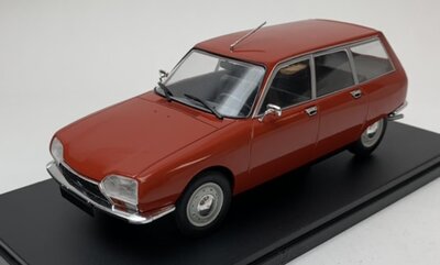 Atlas 1:24 Citroen GS rood, in blisterverpakking