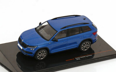 IXO 1:43 Skoda Kodiaq Sportline 2018 blauw