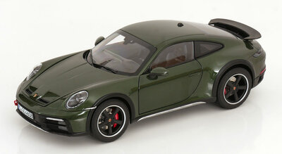 Norev 1:18 Porsche 911 Dakar 2023 Oakgreenmetallic 