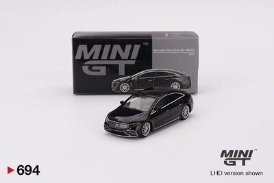 Mini GT 1:64 Mercedes Benz EQS 580 4MATIC Black