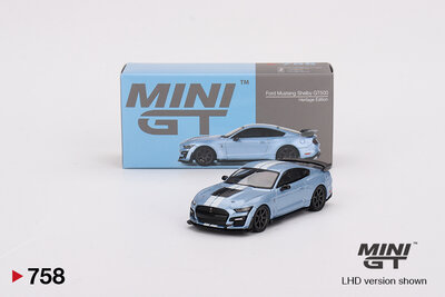 Mini GT 1:64 Ford Mustang Shelby GT500 Heritage Edition 2022 LHD