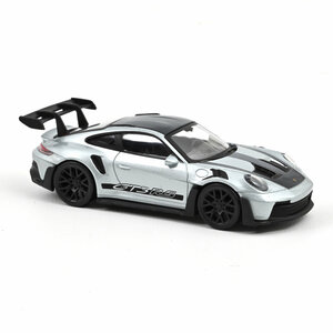 Norev 1:43 Porsche 911 GT3 RS 2022 Silver & Black stickers Jet car. Levering oktober