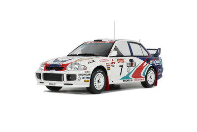 Otto Mobile 1:18 Mitsubishi Lancer Evo III Gr. A Rally Australia 1996. Levering december