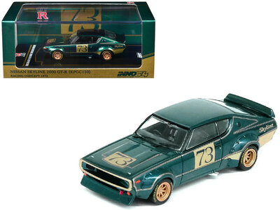 Inno Models 1:64 Nissan Skyline 2000 GT-R (KPGC110) RHD no73 green Metallic 