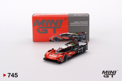 Mini GT 1:64 Cadillac V-Series.R no31 Whelen Engineering Cadillac Racing 2023 IMSA Sebring 12 Hrs Winner