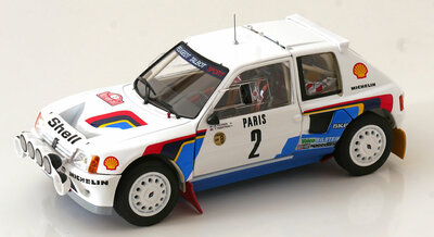 Norev 1:18 Peugeot 205 T16 1985 Monte-Carlo Rally 2 Ari Vatanen