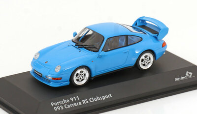 Solido 1:43 Porsche 911 (993) Carrera RS Clubsport blauw