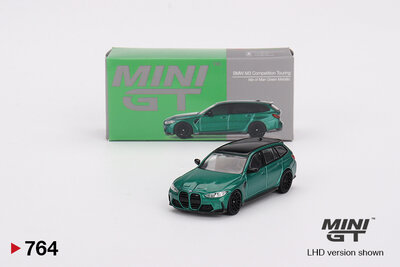 Mini GT 1:64 BMW M3 Competition Touring Isle of Man Green Metallic LHD