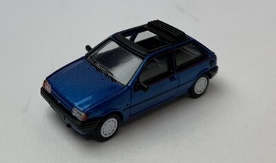 Premium Classixxs 1:87 Ford Fiesta MK III Calypso 1989 blauw