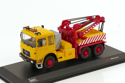 IXO 1:43 MAN F 8 26.281 Truck Service geel rood - Tow truck