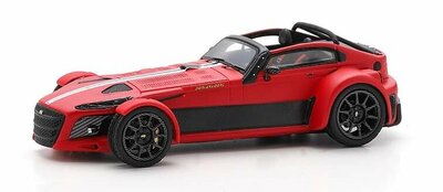 Schuco 1:43 Donkervoort D8 GTO-JD70 rood zwart. Schuco Pro R43