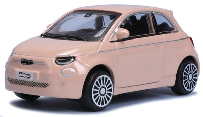 Bburago 1:43 Fiat 500E licht roze 2021