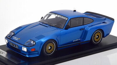 Kess 1:18 Porsche 930 BiTurbo 3.3 Almeras blue 1993