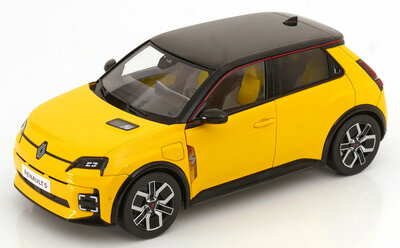 Norev 1:18 Renault 5 E-Tech 100% Electric 2024 Pop Yellow & Black