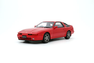 Otto Mobile 1:18 Toyota Supra MK3 Super Red 1986. Levering 02-2025 - uitverkocht in pre-order