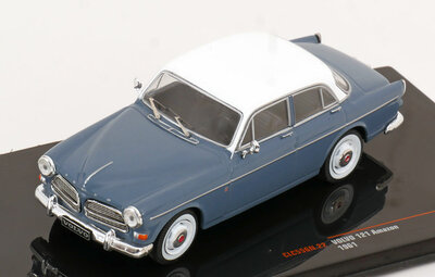 IXO 1:43 Volvo 121 Amazon 1961 grijs wit