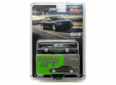 Mini GT 1:64 Bentley Flying Spur Verdant, dark green, MiJo Exclusive