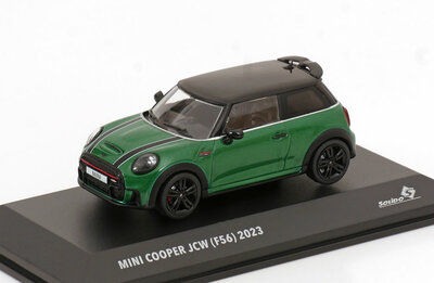 Solido 1:43 Mini Cooper S John Cooper Works 2023, groen metallic