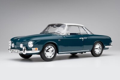 Norev 1:18 Volkswagen Karmann Ghia Typ 34 - exterieur color:  sea blue / white top. Verwacht mei 2025