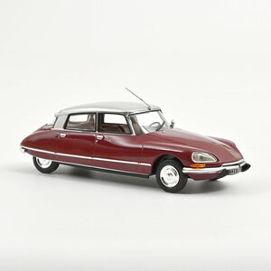 Norev 1:43 Citroen DS 23 Pallas 1972 Grenade Red and silver. Levering februari