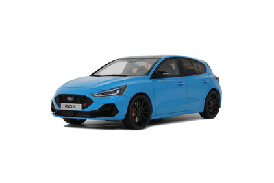 Otto Mobile 1:18 Ford Focus ST Edition Azure blue 2024. Levering 04-20.25