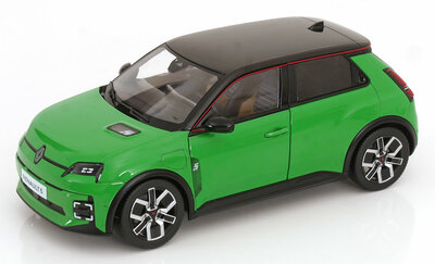 Norev 1:18 Renault 5 E-Tech 100% Electric 2024 Pop Green & Black