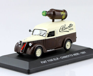 Atlas 1:43 Fiat 1100 ELR Van 1951 - Chinotto Neri Transporter