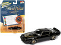 Johnny Lightning 1:64 Pontiac Trans Am Black with Gold Eagle Graphic with Poker Chip Collector's Token and Game Card