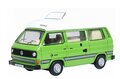 Oxford 1:76 Volkswagen T25 Wesfalia Camper groen wit