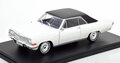 Atlas 1:24 Opel Diplomat V8 Coupe 1965 wit zwart in blisterverpakking