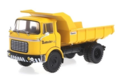 Atlas 1:43 Barreiros Puma Dump truck geel 1961 in blisterverpakking