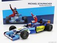 Minichamps 1:18 Benetton Renault B195, No 1 Michael Schumacher - 5e Canadees GP formule 1 - World Champion 1995 met figuur