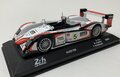 Atlas 1:43 Audi R8 No 5 T. Kirstensen / S Ara / R Capello - 24H LM 2004 , white/red/black, made by Spark